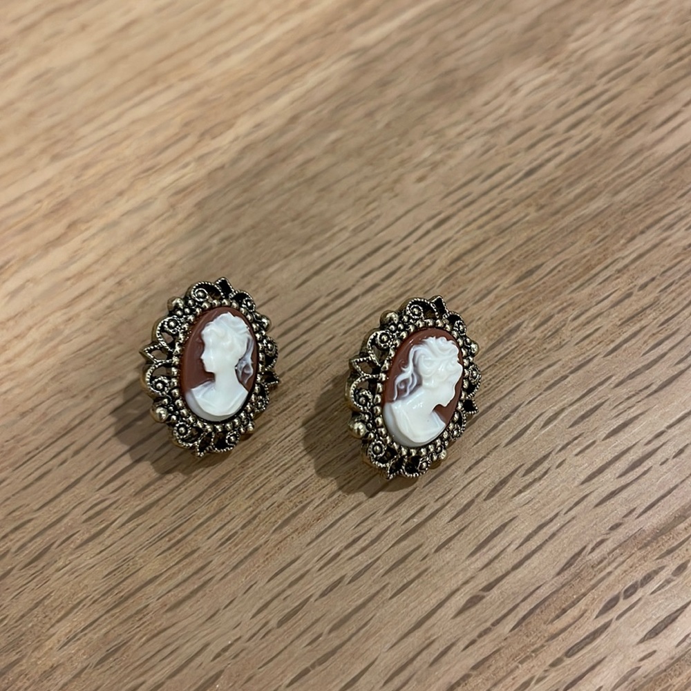 Cameo Earrings